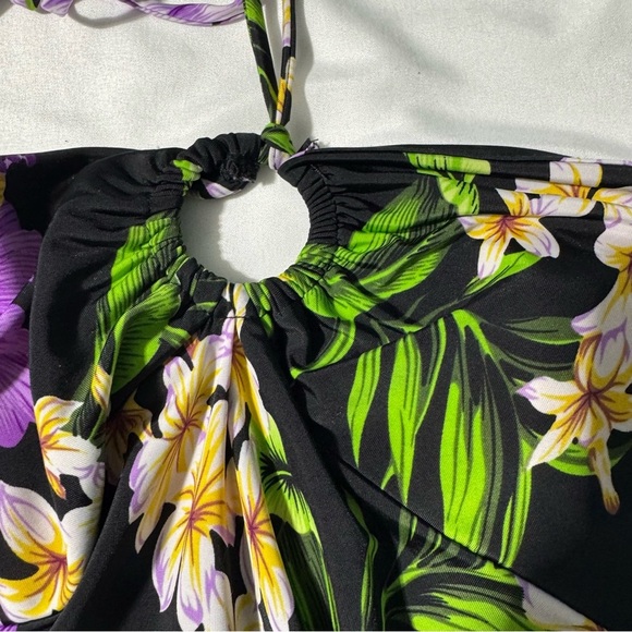 Napua Collection Honolulu Sundress Beach Coverup Tropical Floral Print Vacay - Picture 5 of 15